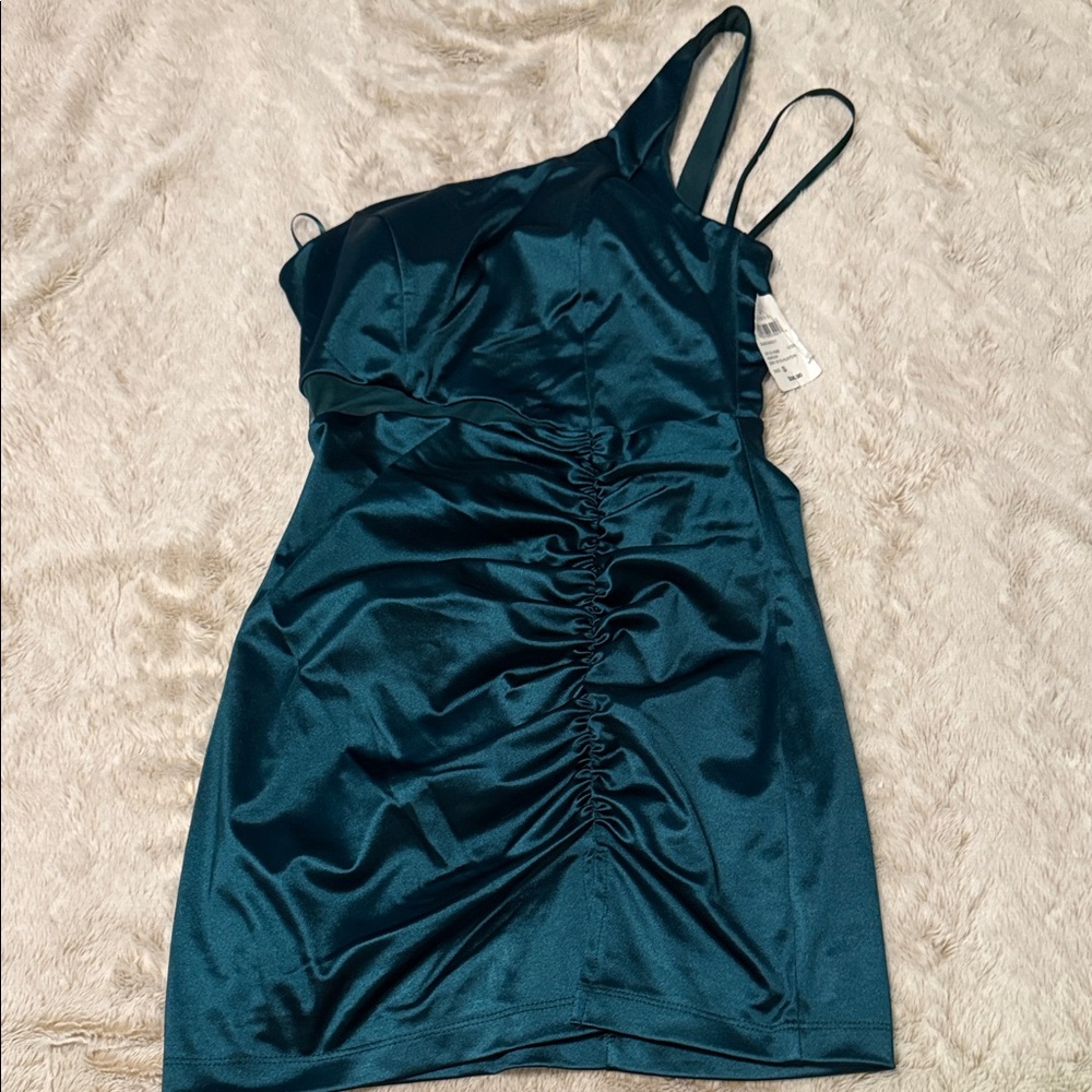 Windsor Midnight Blue One-Shoulder Dress